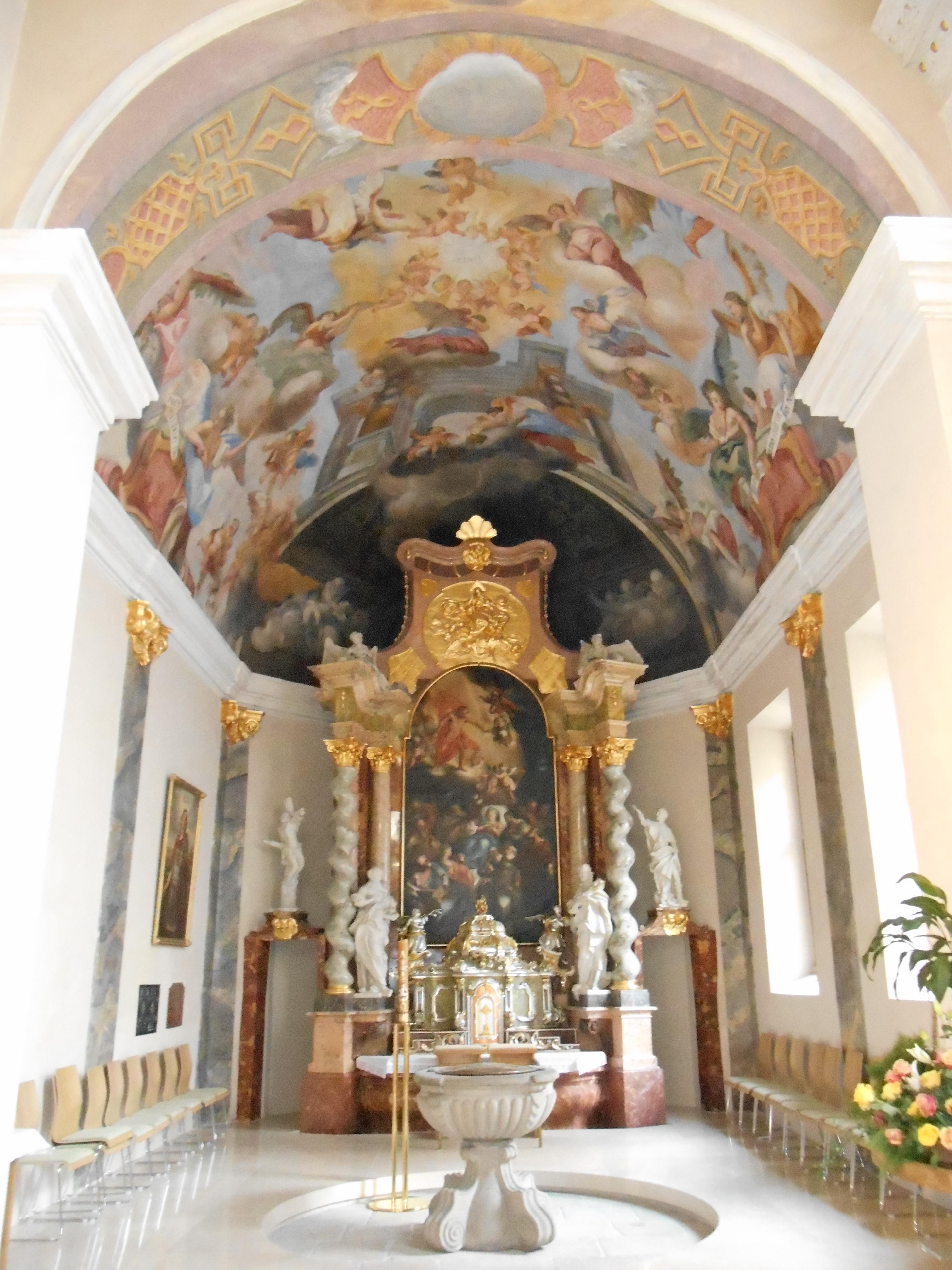 Barokní výzdoba interiérů chrámu
