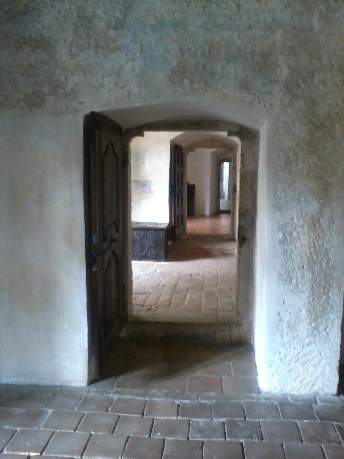 Vnitřní prostory gotického paláce